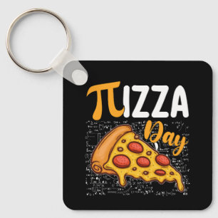 Pizza Pi-dag Wiskunde Wiskunde Liefhebbers Sleutelhanger