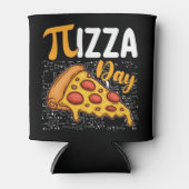Pizza Pi Day Wiskunde Wiskunde Liefhebbers Blikjeskoeler (Voorkant)