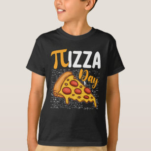 Pizza Pi Day Wiskunde Wiskunde Liefhebbers T-shirt