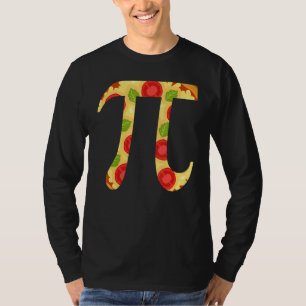 Pizza Pi Italiaans eten Pizza eter Wiskundige T-shirt