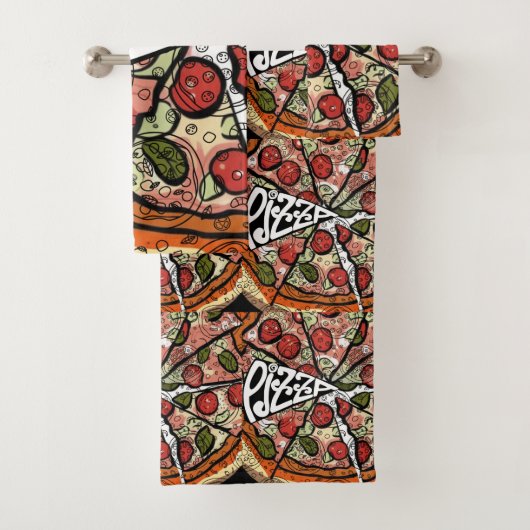 Pizza Pie Bad Handdoek (Insitu)