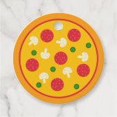 Pizza Pie Bedankjes Labels (Voorkant)