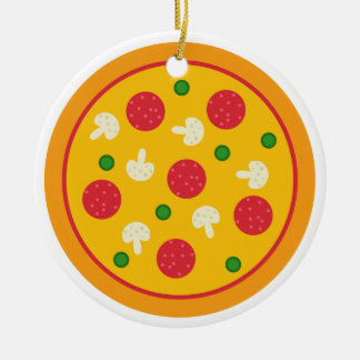 Pizza Pie Keramisch Ornament
