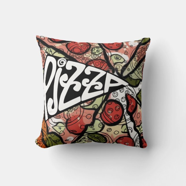 Pizza Pie Kussen (Voorkant)