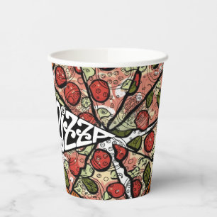 Pizza Pie Papieren Bekers