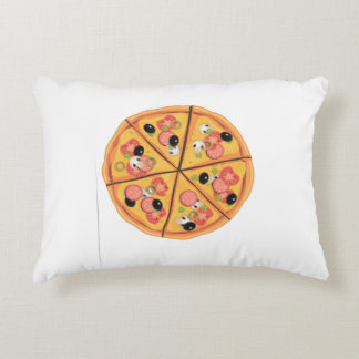 Pizza pillow accent kussen