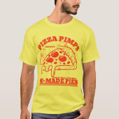 pizza pimps ho- made pies t-shirt (Voorkant)