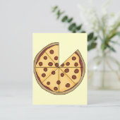Pizza Pizza Pizza Briefkaart (Staand voorkant)