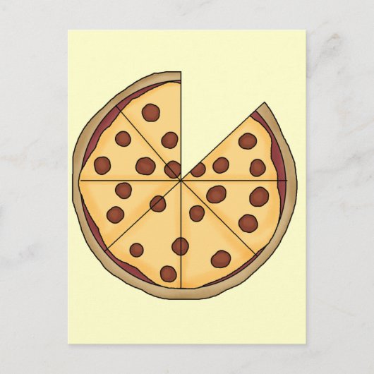 Pizza Pizza Pizza Briefkaart (Voorkant)