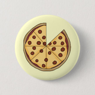 Pizza Pizza Pizza Ronde Button 5,7 Cm