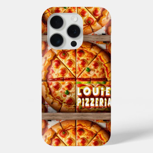 Pizza Pizzeria Design Case-Mate iPhone Case (Achterkant)