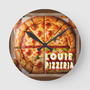 Pizza Pizzeria Design Ronde Klok