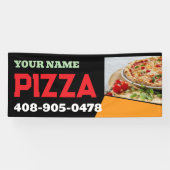 Pizza Place Aangepaste Banner (Horizontaal)