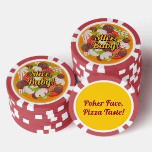 Pizza Poker Chips