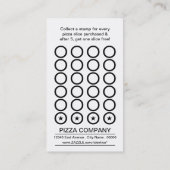 pizza ponskaart klantenkaartje (Achterkant)