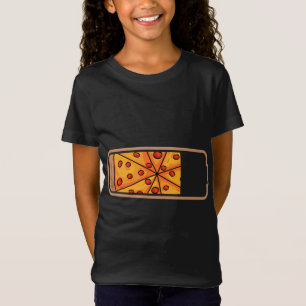 Pizza Power Slice Batterij Pizzeria Pizzaiolo Ital T-shirt