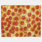 Pizza print op Fleece Blanket Deken (Voorkant (Horizontaal))