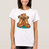 Pizza Pug T-Shirt (Voorkant)