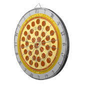 Pizza Puns Personalized Cheese Pizza w/Pepperoni Dartbord (Voorkant Rechts)
