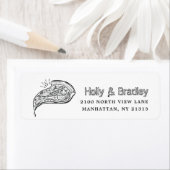 Pizza punt | Retouradreslabel Etiket (Insitu)