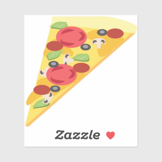 Pizza punt sticker (Vel)