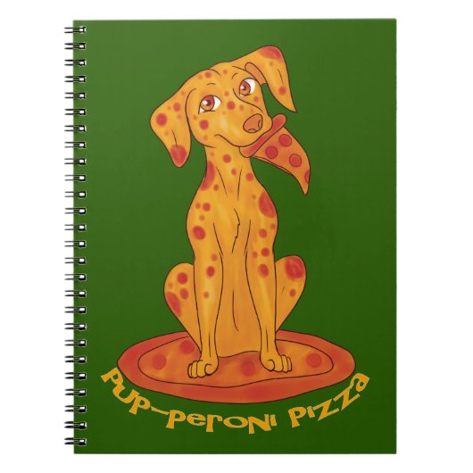 Pizza Puppy Notitieboek (Voorkant)
