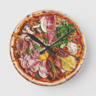 Pizza Quattro Stagioni Ronde Klok