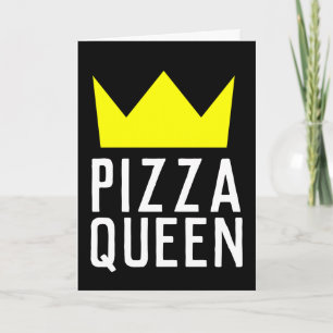 PIZZA QUEEN BIRTHDAY, GESCHIKT VOOR FRAMMER KAART