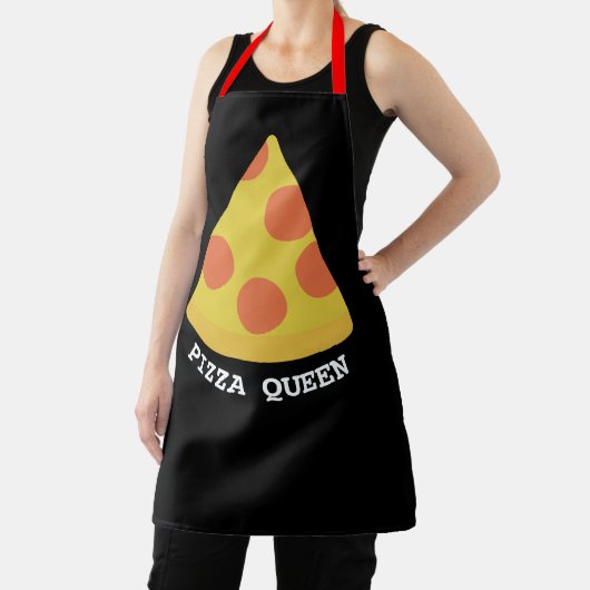 PIZZA QUEEN KITCHEN APRON SCHORT (Insitu)