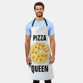PIZZA QUEEN LADIES KITCHEN APRONS SCHORT (Gedragen)