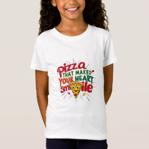 Pizza Qui Fait Votre Coeur Sourire T-shirt Amusa