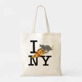 Pizza Rat, ik hou van New York, Pizza, Ironic Tote Bag (Achterkant)