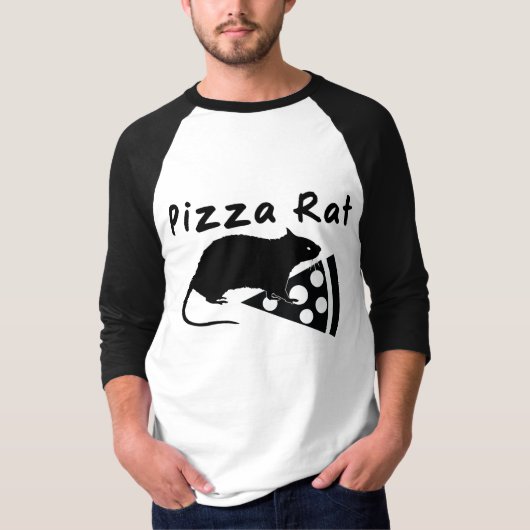 Pizza Rat T-shirt (Voorkant)