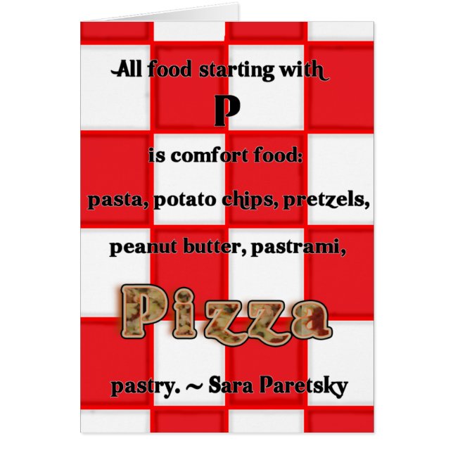 Pizza Recipe Card (Voorkant)