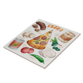 Pizza Recipe  Tegeltje (Zijkant)