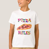 Pizza-regels T-shirt (Voorkant)