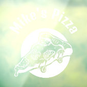 Pizza Restaraunt Custom Business Raamsticker (Vel 3)