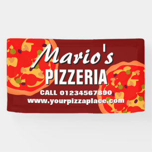 Pizza Restaurant Bannerbord voor Pizzeria Spandoek