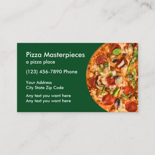 Pizza Restaurant Coupon (Voorkant)
