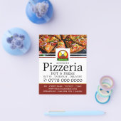 Pizza Restaurant, Pizzeria Menu Adverteren Flyer (Enkel)