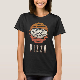 Pizza  Retro Classic Sunset T-shirt