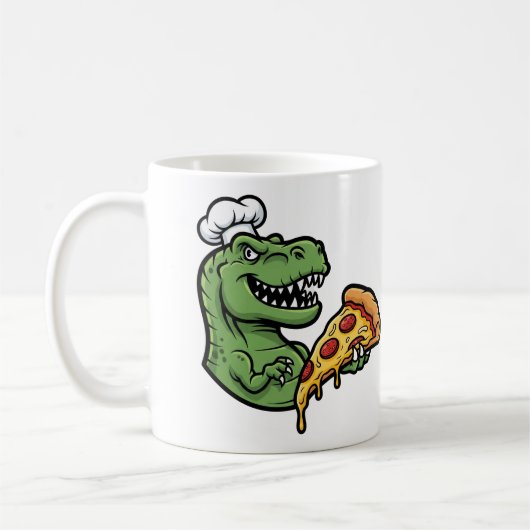 Pizza-Rex Koffiemok (Links)