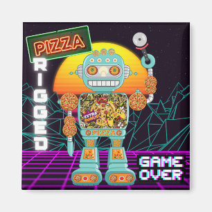 Pizza Rigged - Game Over Magneet