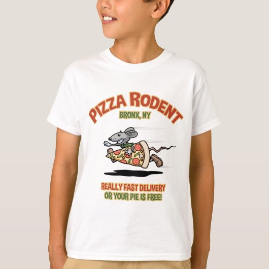 Pizza Rodent T-shirt (Voorkant)