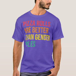 Pizza rolt betere seksrollen Feminist Human Rig T-shirt