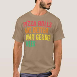 Pizza rolt betere seksrollen Feminist Human Rig T-shirt