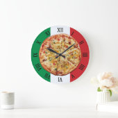 Pizza ~ Roman Numerals ~ Italian Flag ~ Grote Klok (Huis)