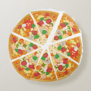 pizza rond kussen