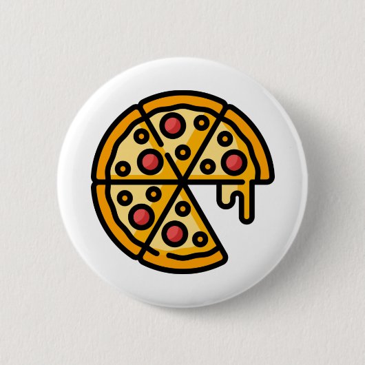 Pizza Ronde Button 5,7 Cm (Voorkant)