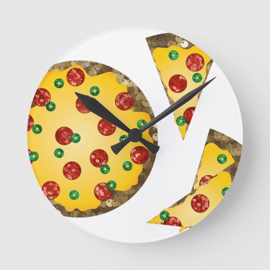 pizza ronde klok (Voorkant)